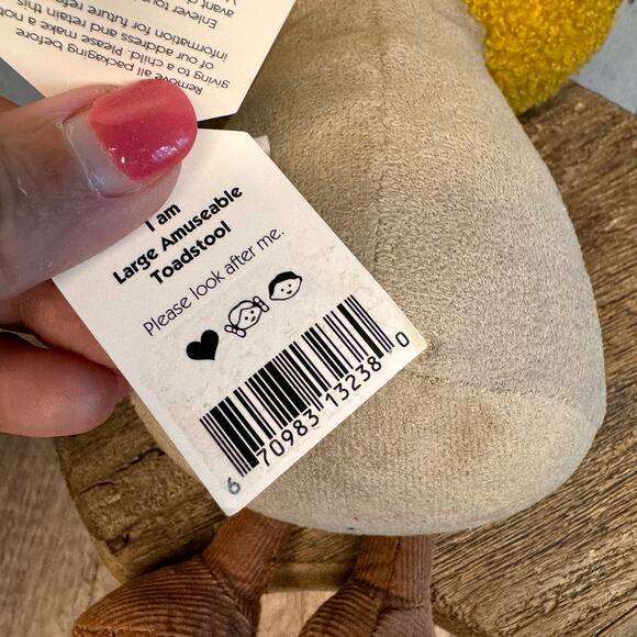 Jellycat Bundle Jellycat Amuseables Mushroom Toadstool Wild Chanterelle Set - Picture 6 of 11